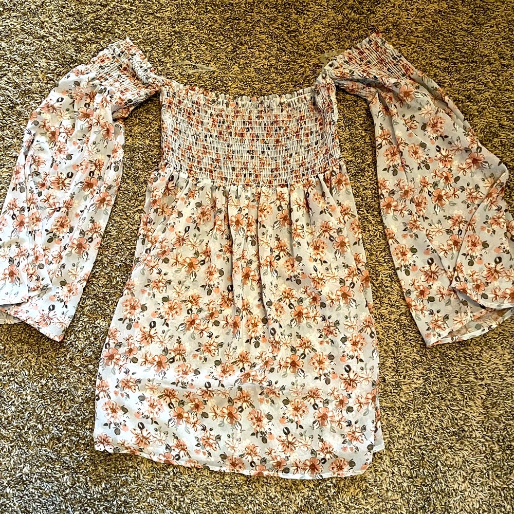 Beautiful boho off the shoulder Vici blouse